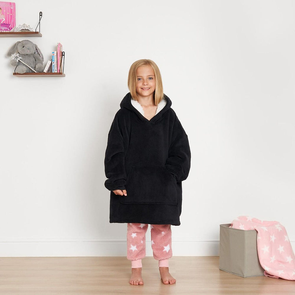 Woven Cardigan and Sweater-Jumper (Size 1x1 cm) - Black