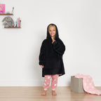 Woven Cardigan and Sweater-Jumper (Size 1x1 cm) - Black