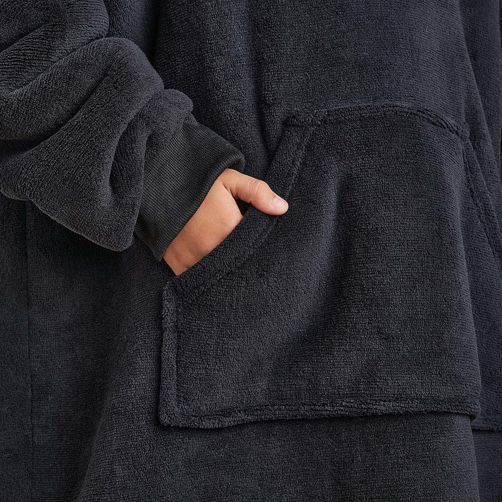 Woven Cardigan and Sweater-Jumper (Size 1x1 cm) - Black