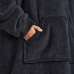 Woven Cardigan and Sweater-Jumper (Size 1x1 cm) - Black