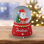 Christmas Decorative Santa Claus Waterball with Music and Auto Snowing (Size 15x10Cm)