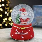 Christmas Decorative Santa Claus Waterball with Music and Auto Snowing (Size 15x10Cm)