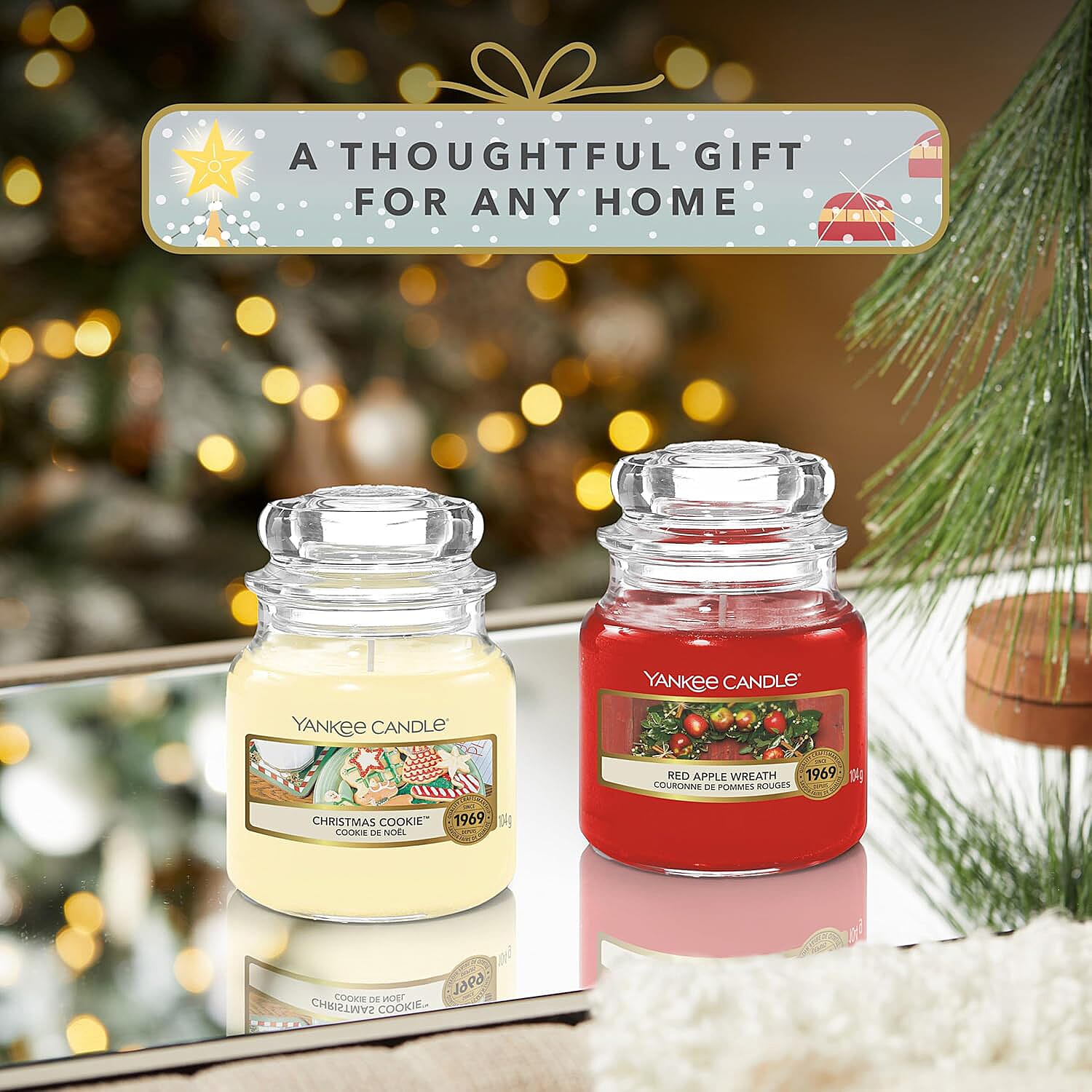 Yankee 2 Scented Jar Candles Gift Set - 104g x 2