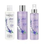 Yardley English Lavender 250ml Body Lotion, 250ml Body Wash - 200ml Body Mist
