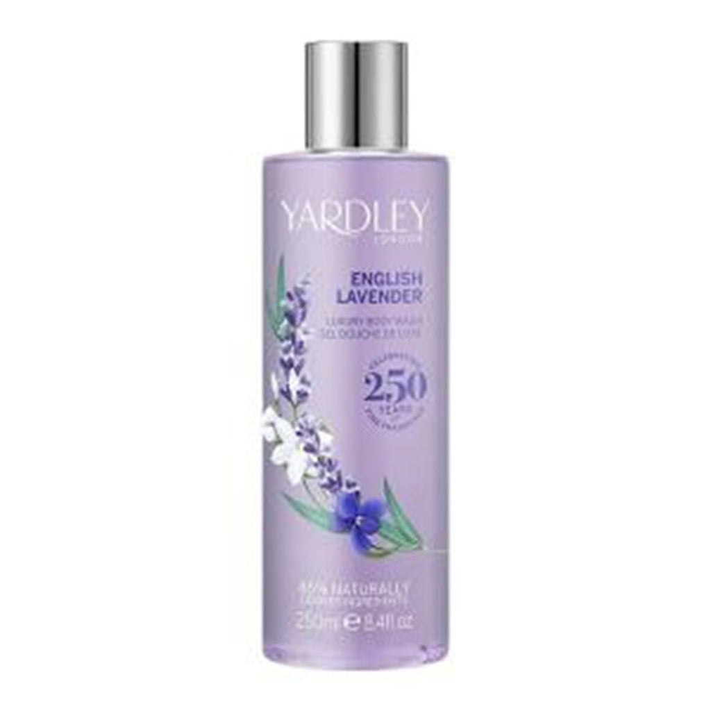 Yardley English Lavender 250ml Body Lotion, 250ml Body Wash - 200ml Body Mist