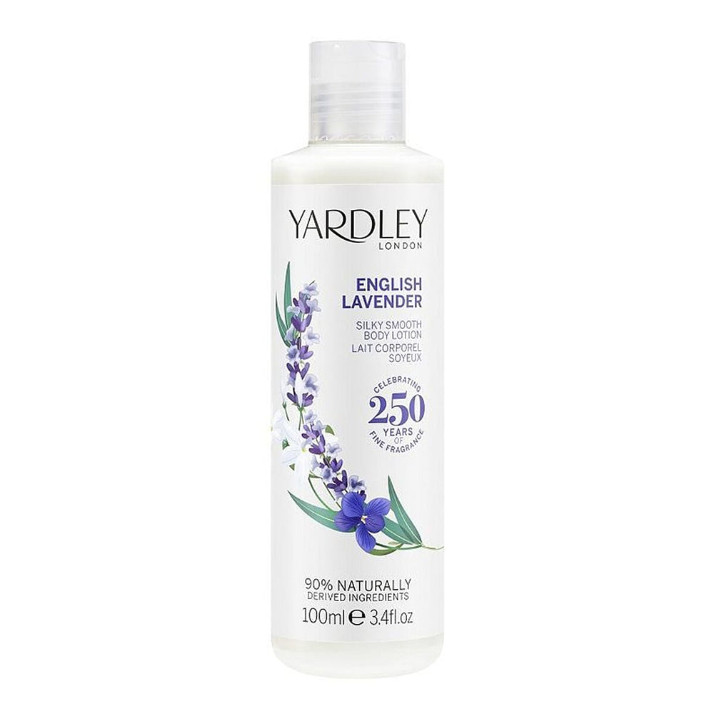 Yardley English Lavender 250ml Body Lotion, 250ml Body Wash - 200ml Body Mist