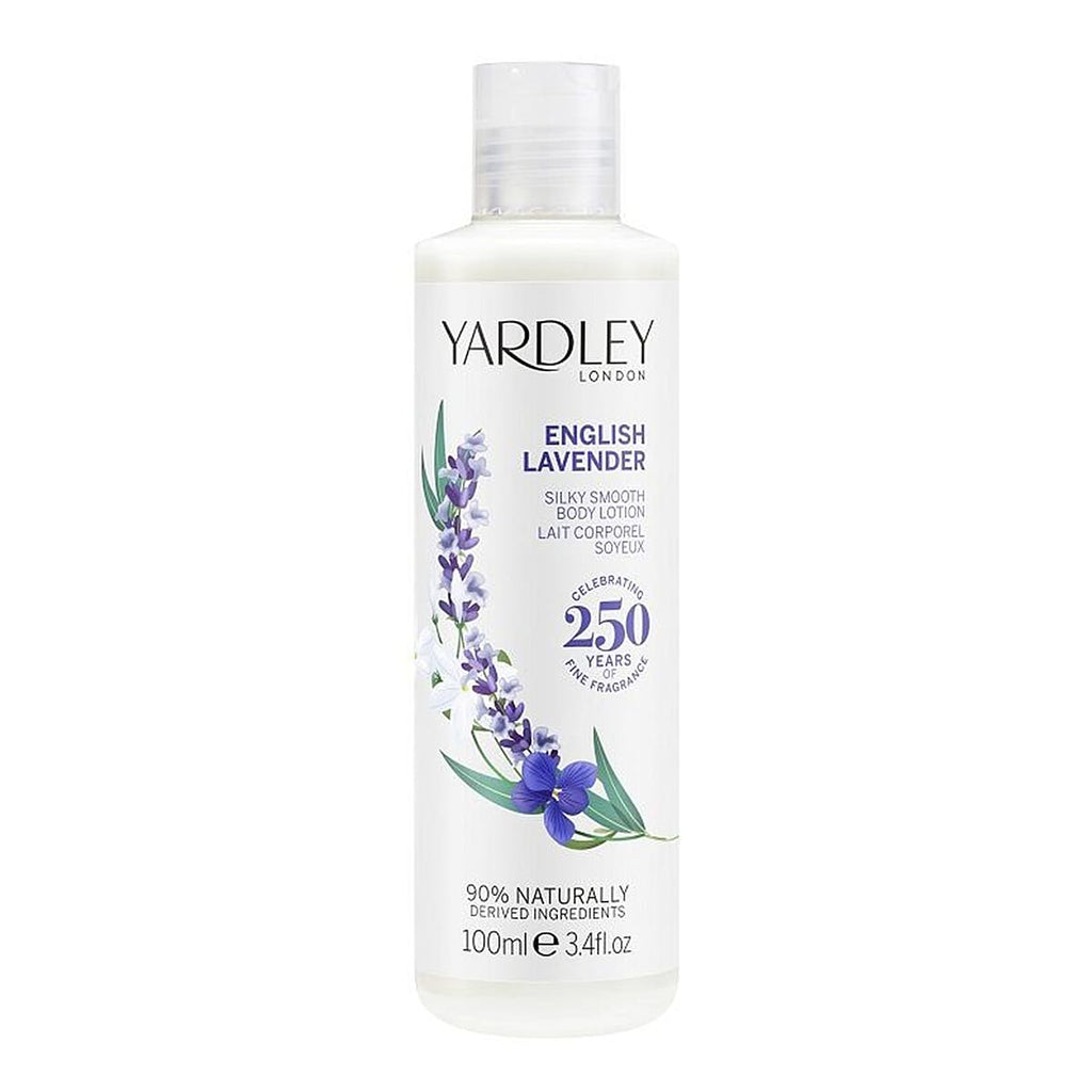 Yardley English Lavender 250ml Body Lotion, 250ml Body Wash - 200ml Body Mist
