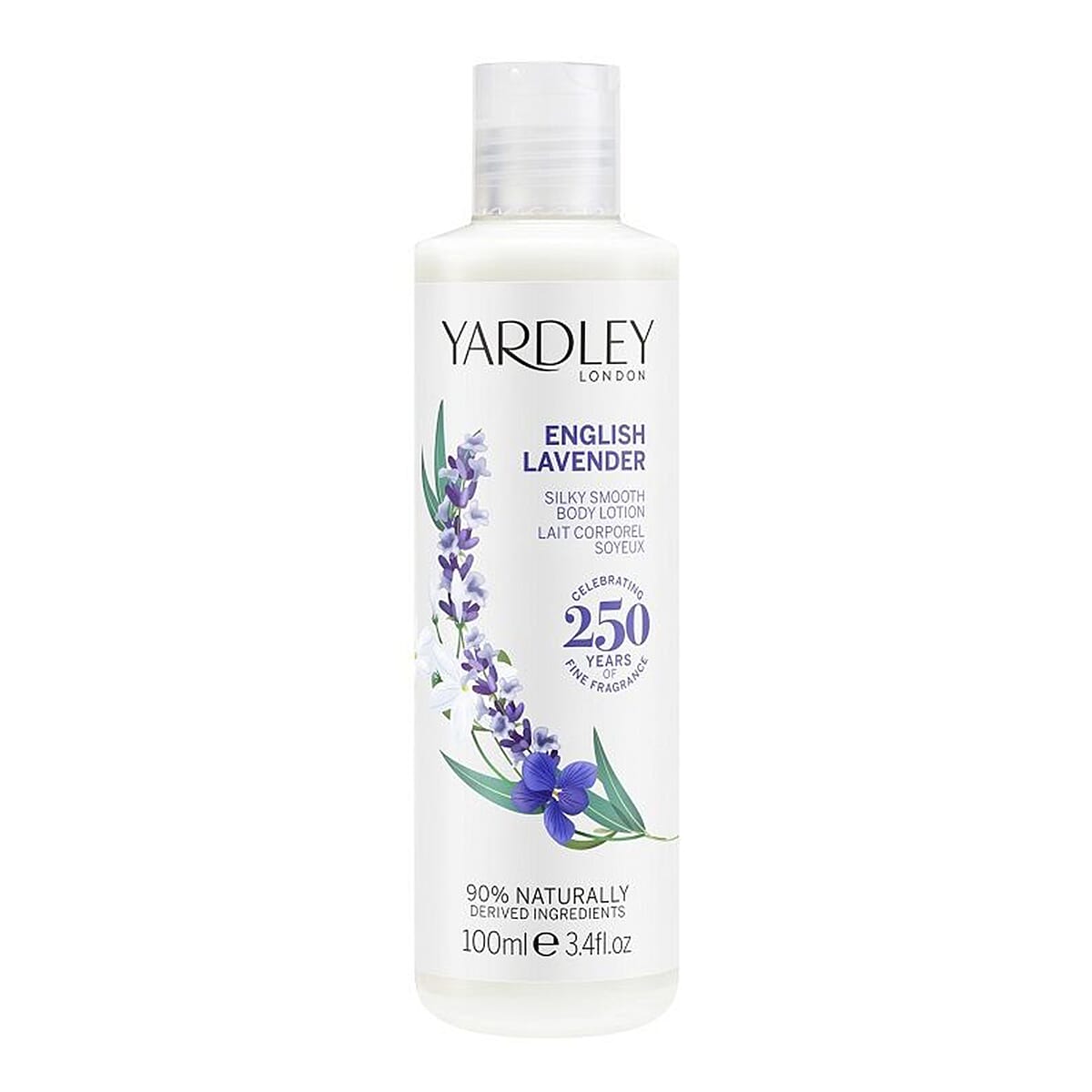 Yardley English Lavender 250ml Body Lotion, 250ml Body Wash - 200ml Body Mist