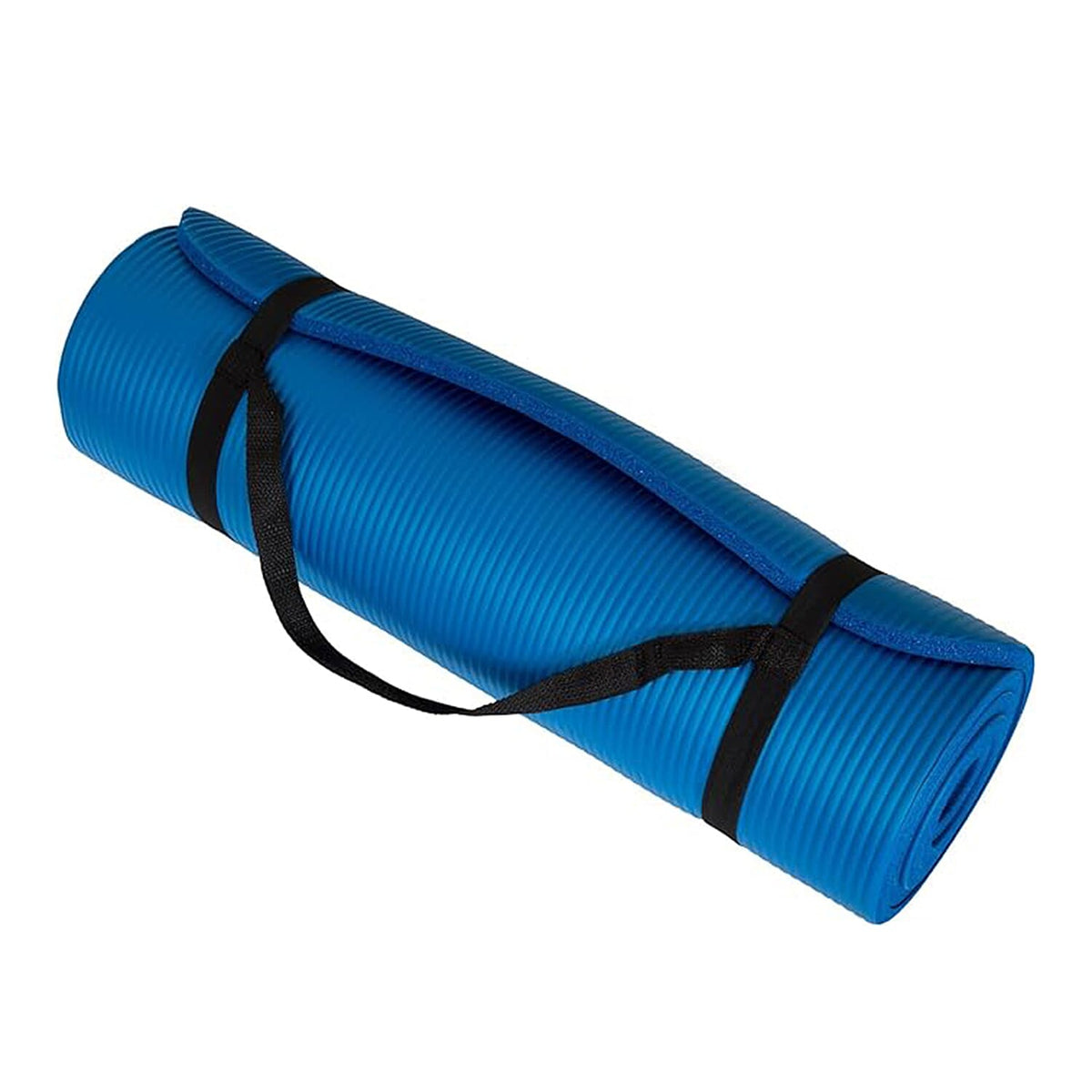 Set of 2 Light Weight Yoga Mat with Adjustable Strap - Moisture Resistance