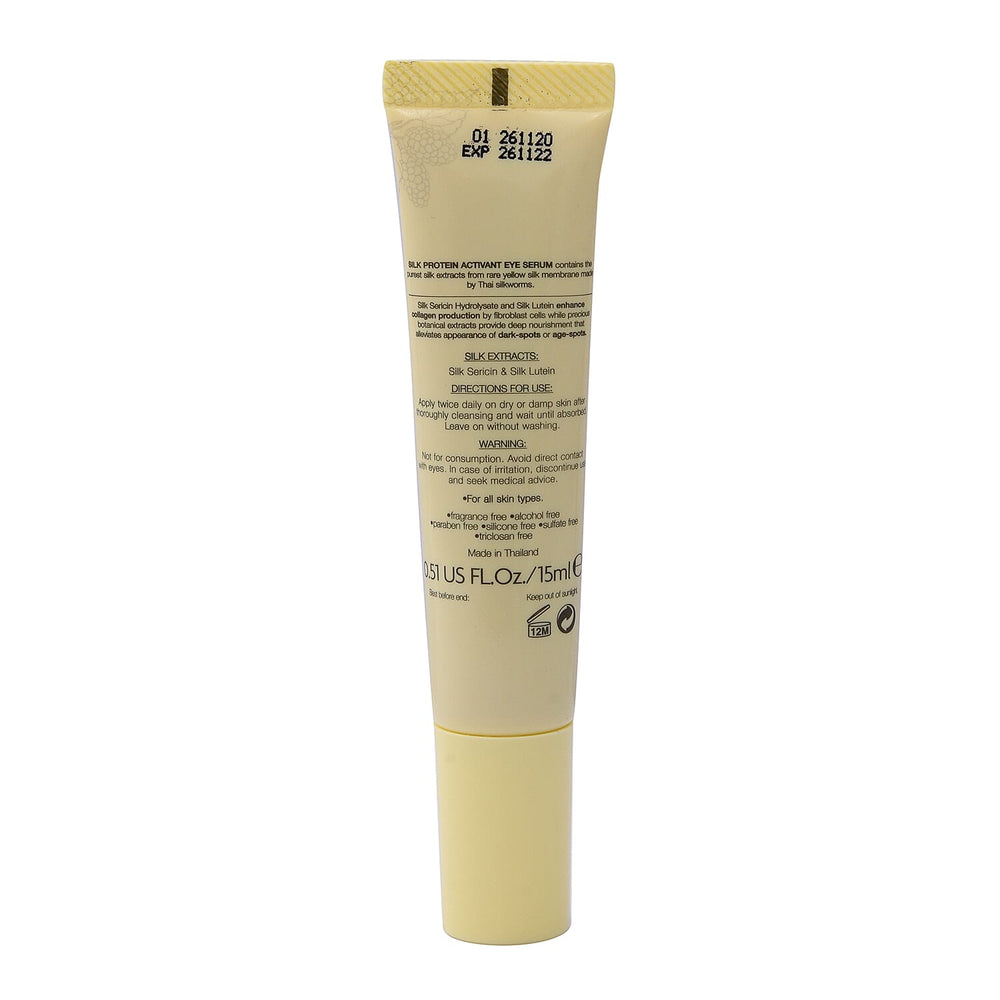 ZILKOLIG Sericulture Inspired Pure Silk Concentrate Protein Activant Eye Serum 15ml
