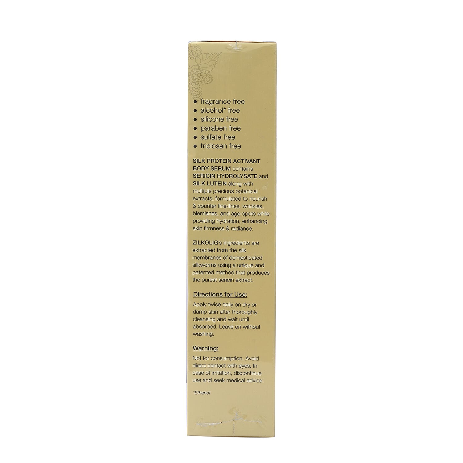 ZILKOLIG Silk Cercin Serum Concentrated Body Serum 100ml
