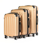 Zeitreise Set of 3 Suitcases - Gold