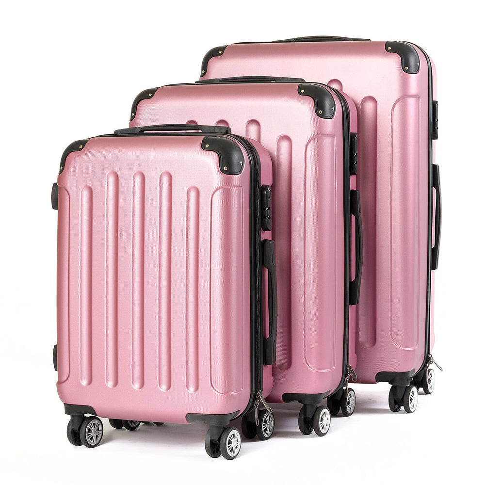 Zeitreise Set of 3 Suitcases - Pink