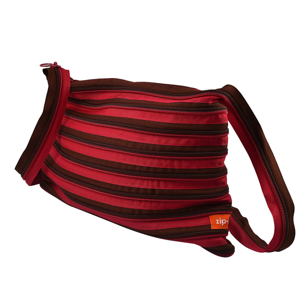 Zipit Crossbody Bag - Dark Pink