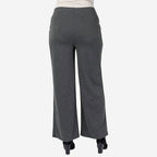 Indigo & Co Ponte Trouser Size L (16 to 18) - Grey