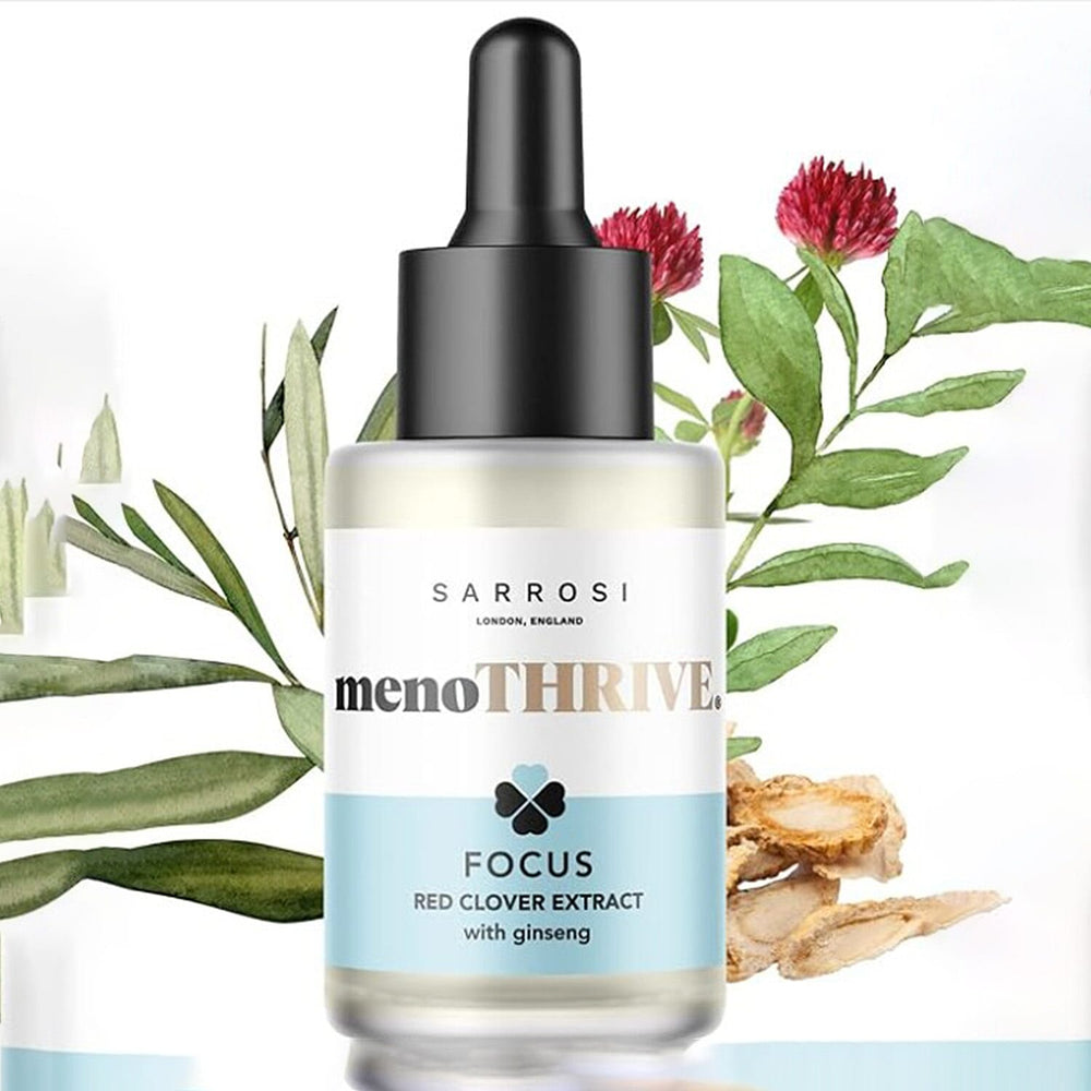 menoTHRIVE Ginseng Oil Blend - 30ml | Focus | Body & Skin Massage Aromatherapy Oil