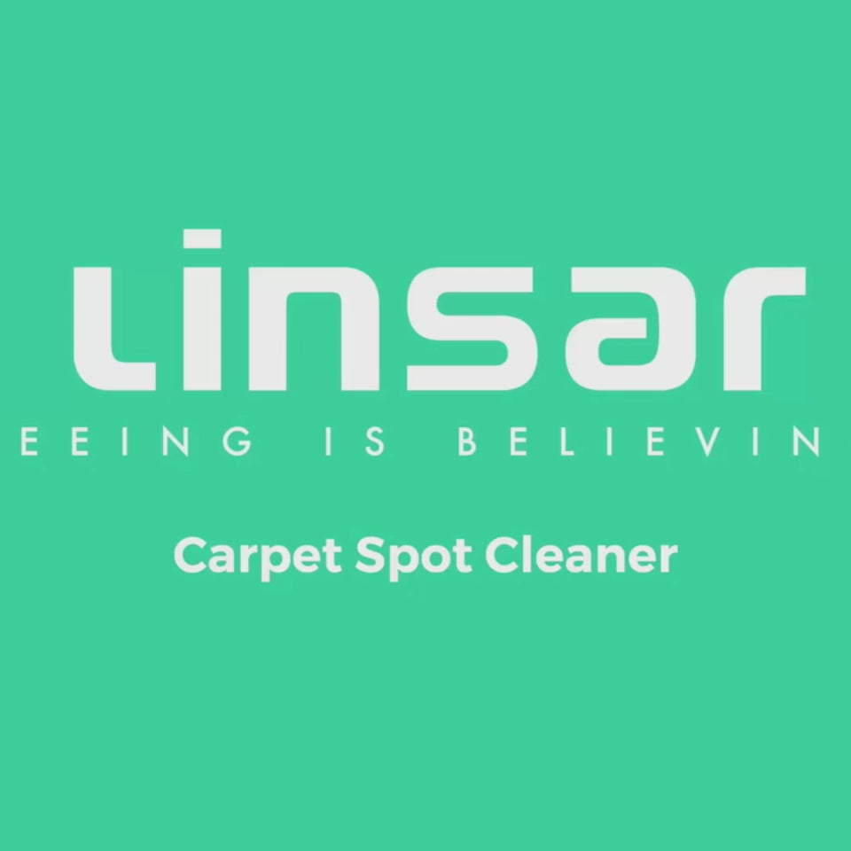 Linsar Portable Carpet and Upholstery Cleaner - Vacuum Machine - Black