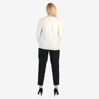 Pure And Natural Super Soft Sparkling Jumper (Size 20) - Ivory