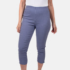 Pure and Natural Woven Trousers (Size 20) - Blue