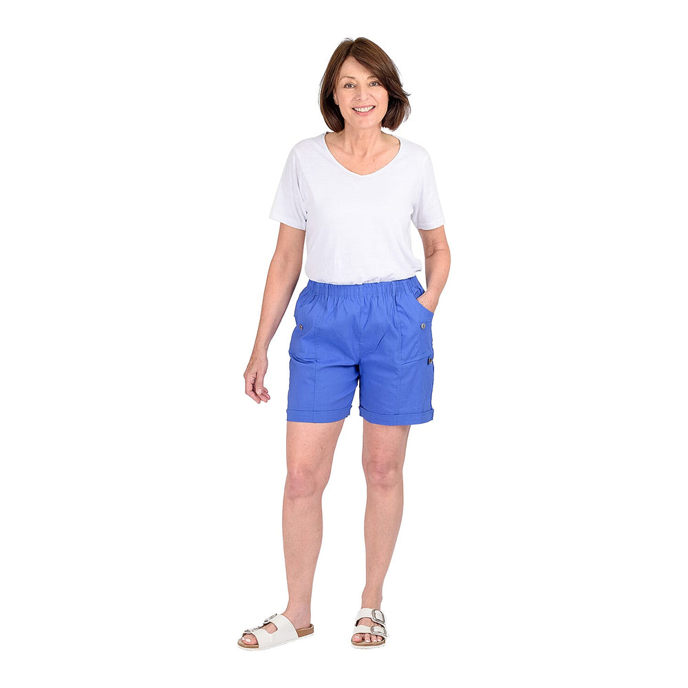 Pure and Natural Woven Short (Size 20) - Blue