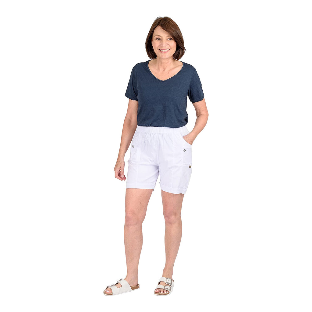Pure and Natural Woven Short (Size 20) - White