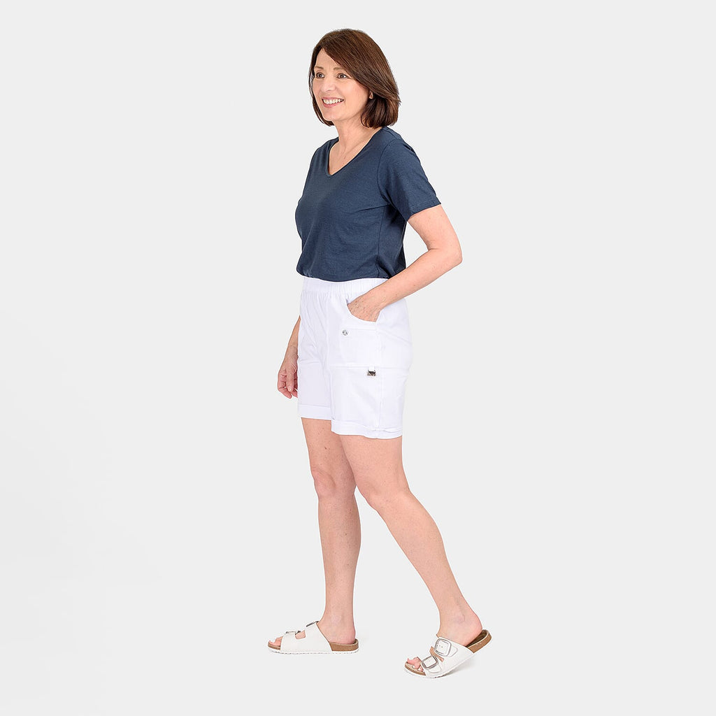 Pure and Natural Woven Short (Size 20) - White