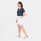 Pure and Natural Woven Short (Size 20) - White