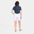 Pure and Natural Woven Short (Size 20) - White