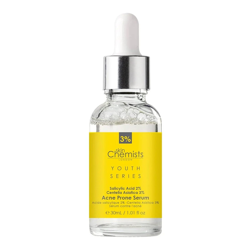 Skin Chemists Acne Prone Serum - Salicylic Acid 2%, Centella Asistica 3% - 30ml