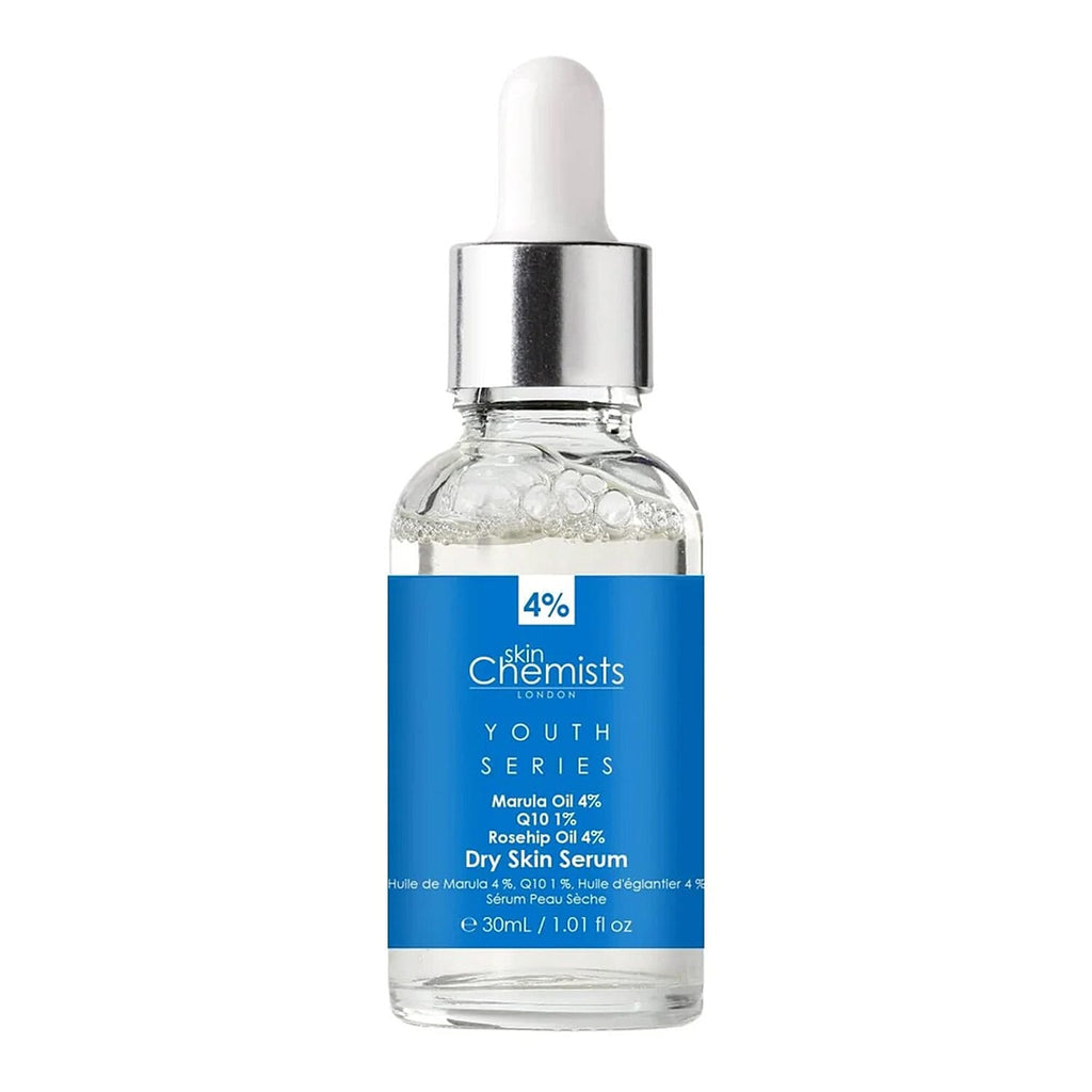Skin Chemists Dry Skin Serum - Marulua Oil 4%, Q10 1%, Rosehip Oil 4% - 30ml