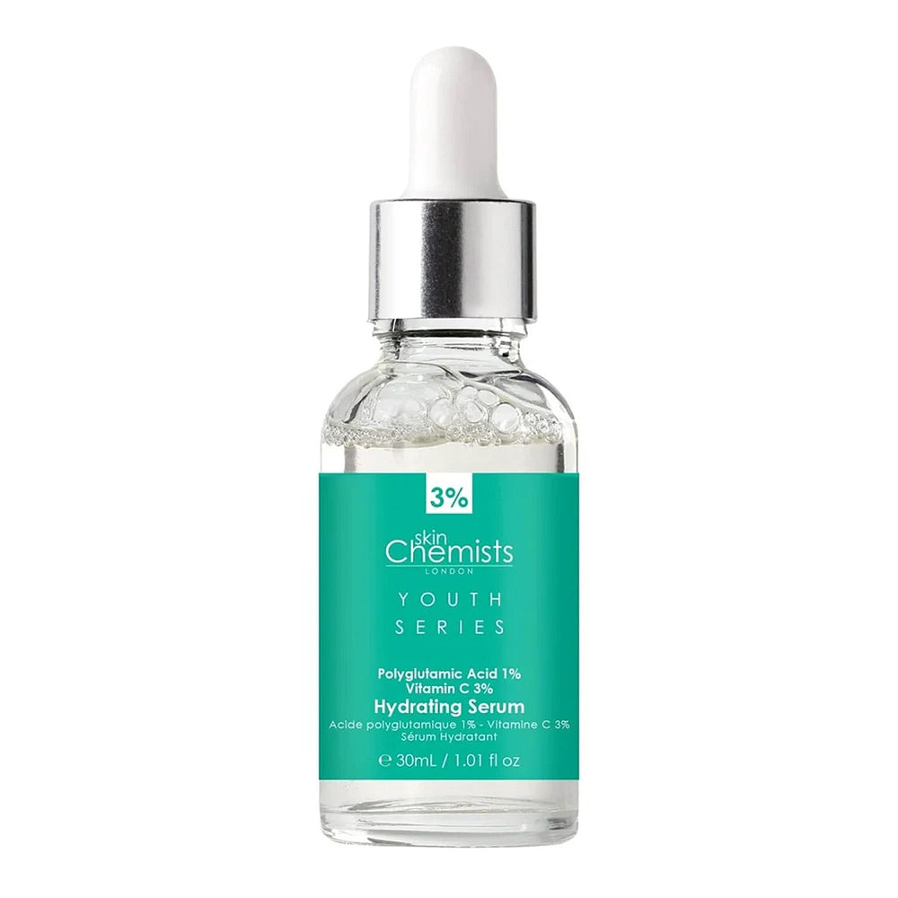 Skin Chemists Hydrating Serum - Polyglutamic Acid 1%, Vitamin C 3% - 30ml