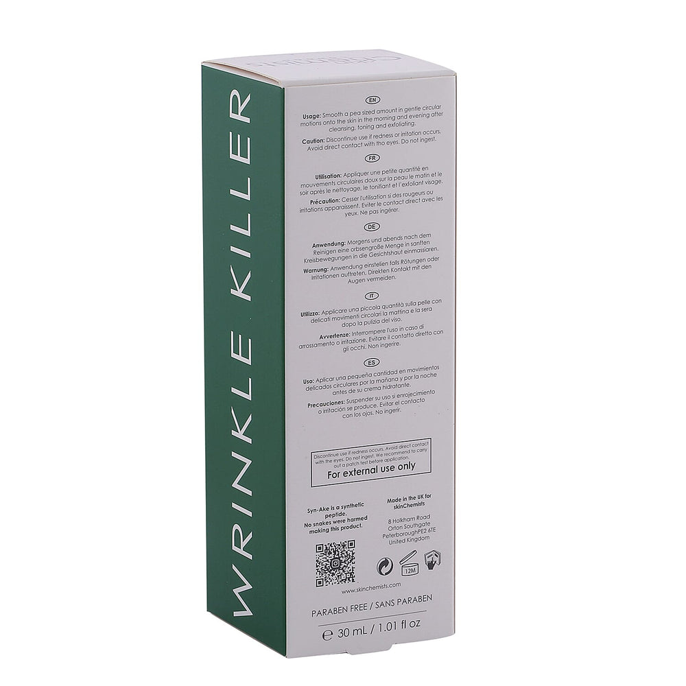 SkinChemists- SC Advanced Wrinkle Killer Snake Serum 4% - 30ml
