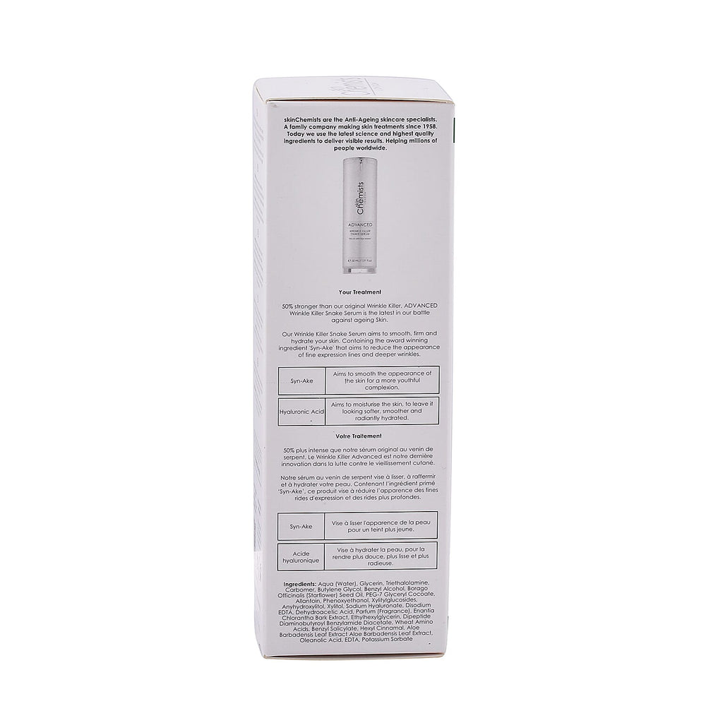 SkinChemists- SC Advanced Wrinkle Killer Snake Serum 4% - 30ml
