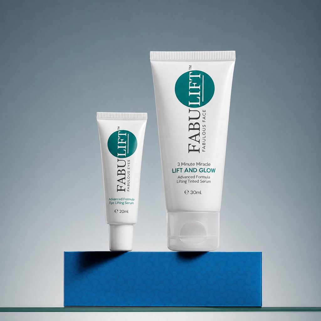 Fabulift Duo – 3 Minute Miracle Lift and Glow Rose Tint Face 30ml and Eye Lifting Serum 20ml