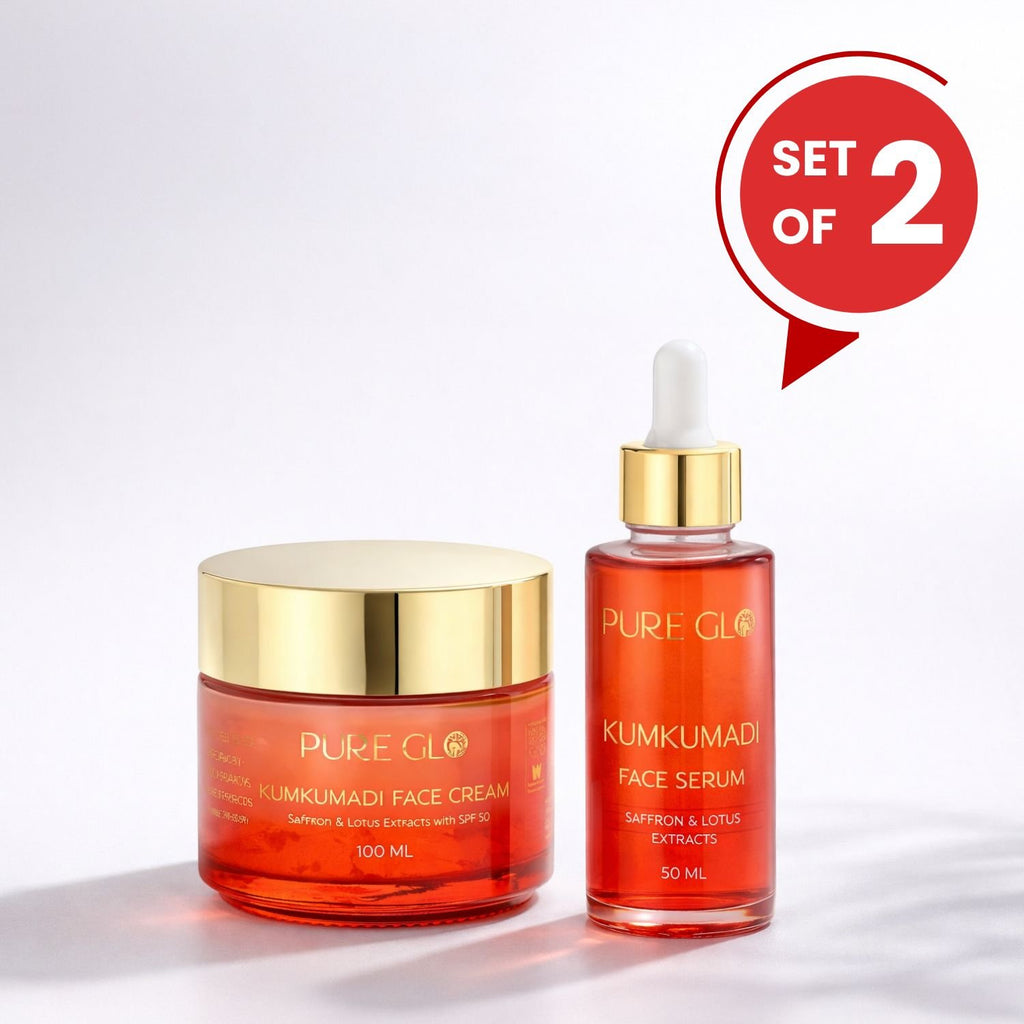Pure Glo Kumkumadi Facial Serum & Cream Duo