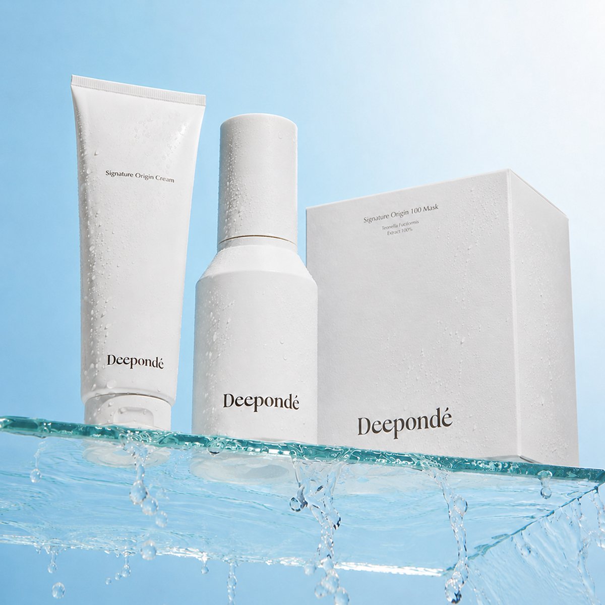 Deeponde Hydration Routine Bundle – K-Beauty Tremella Serum, Cream and Masks