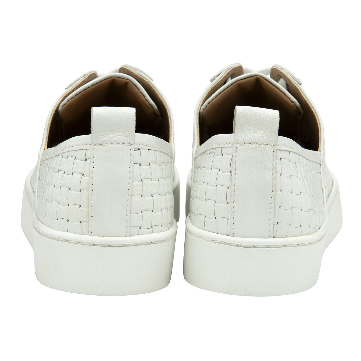 Lotus Leather Kate Lace-Up Trainers (Size 3) - White