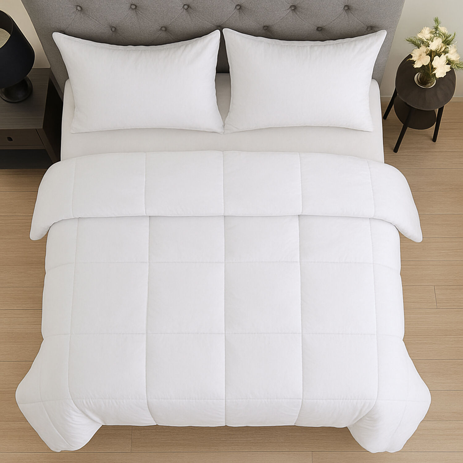 80% Wool and 20% Microfibre Filled Duvet - Single