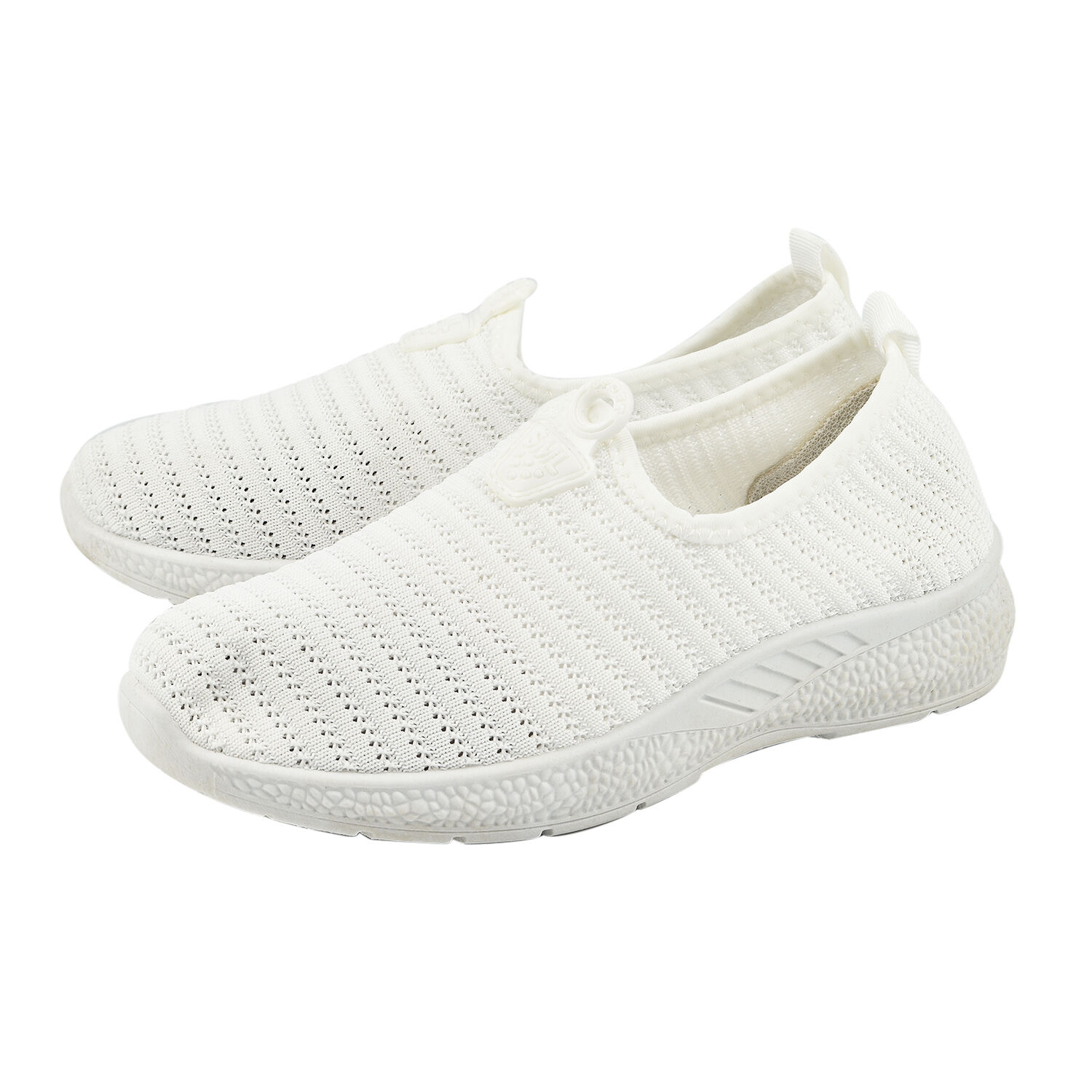 Womens Comfortable Slip-On Shoes (Size 3) - White