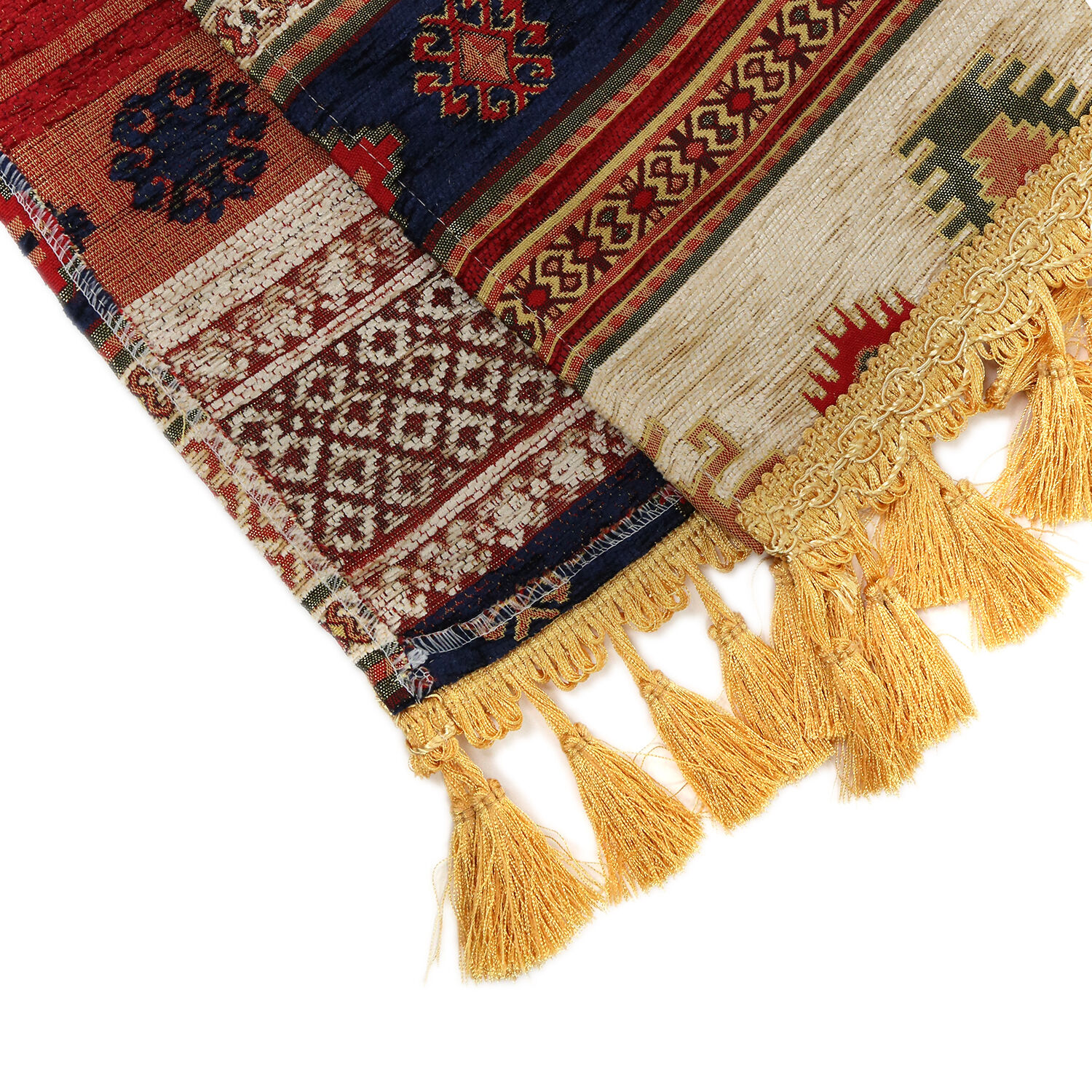 Turkish Handmade Table Runner (Size 180x50cm) - Brown & Multi