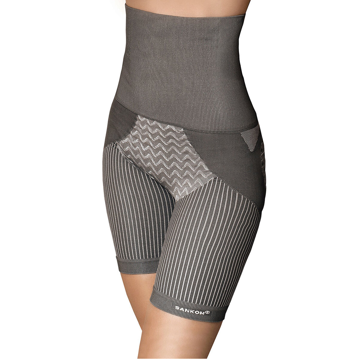 SANKOM SWITZERLAND Bamboo fibers Posture Correction Shapers Shorts - Grey (Size XXL, 18-20)